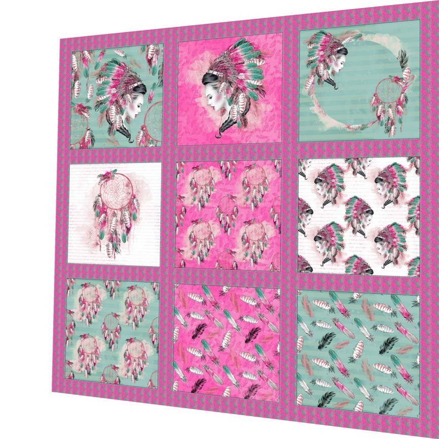 BAVLNĚNÝ PANEL - sada 47 X 47 cm FCS3