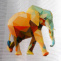 Veselý slon - originální, autorská brož 