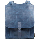Kožený batoh modrý 
