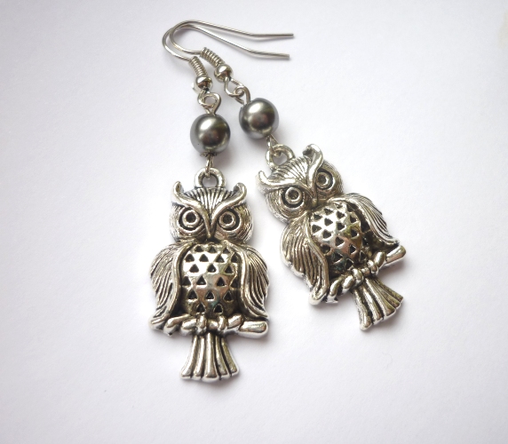 Náušnice - sovičky