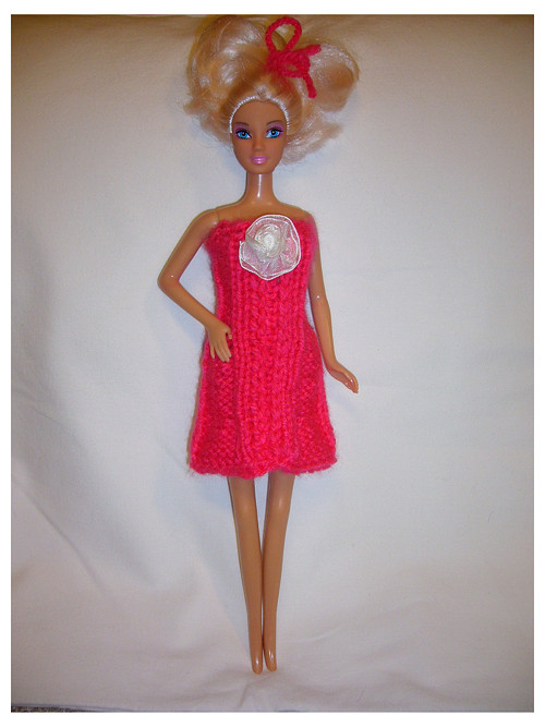 Barbie - šatičky barva melounová (20_16)