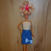 Barbie - modrá sukýnka (20_32)