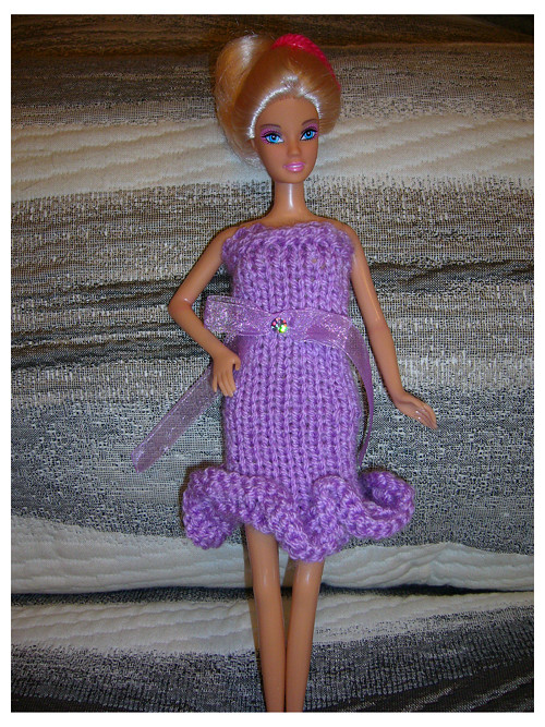 Barbie - šatičky fialové (20_4)