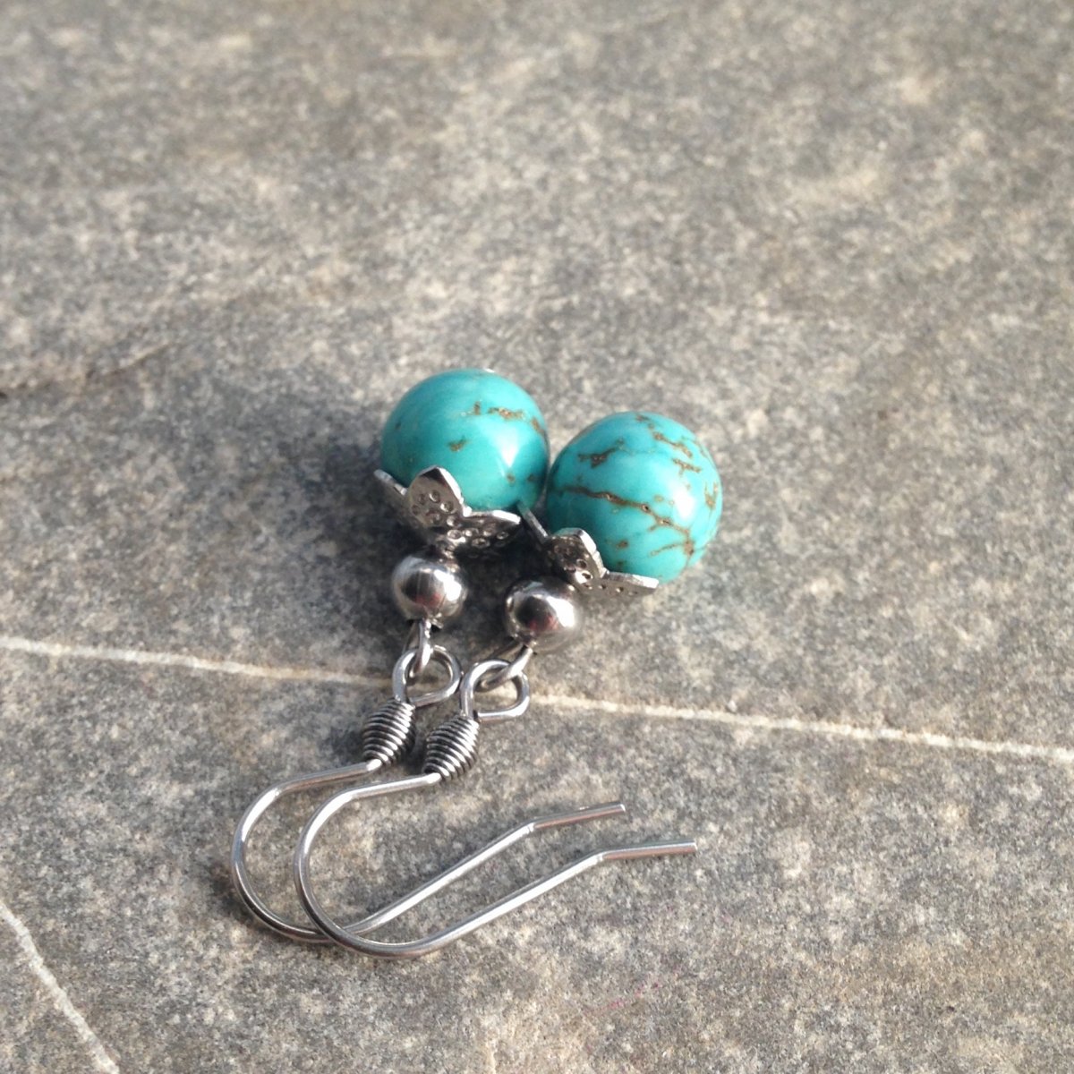 Náušnice s tyrkysem