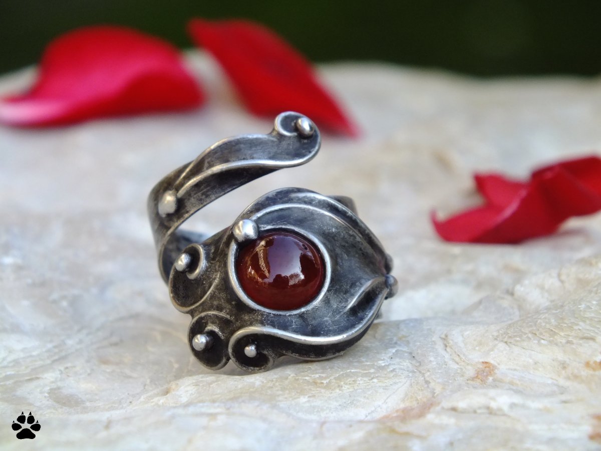 Červený plamínek - rudý granát 