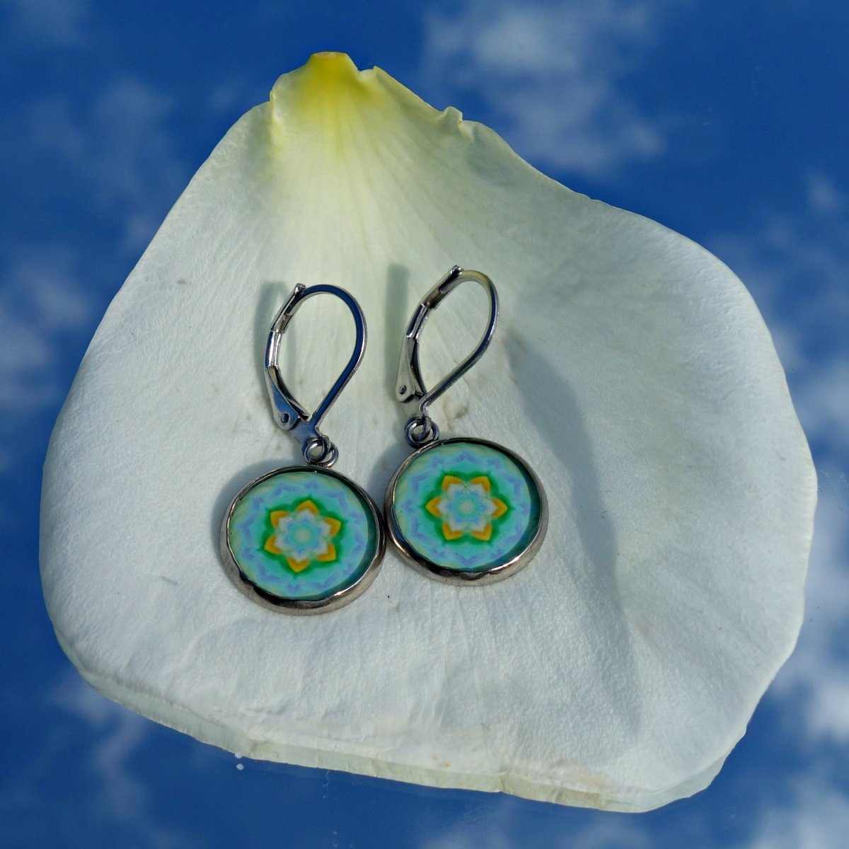 Náušnice malé mandala č.54