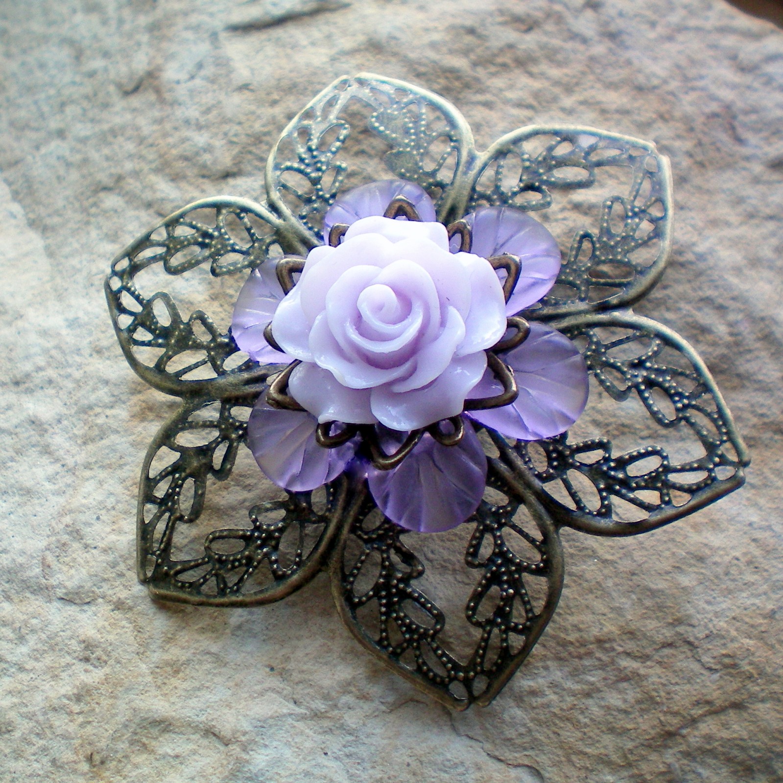 Královna květin - brož