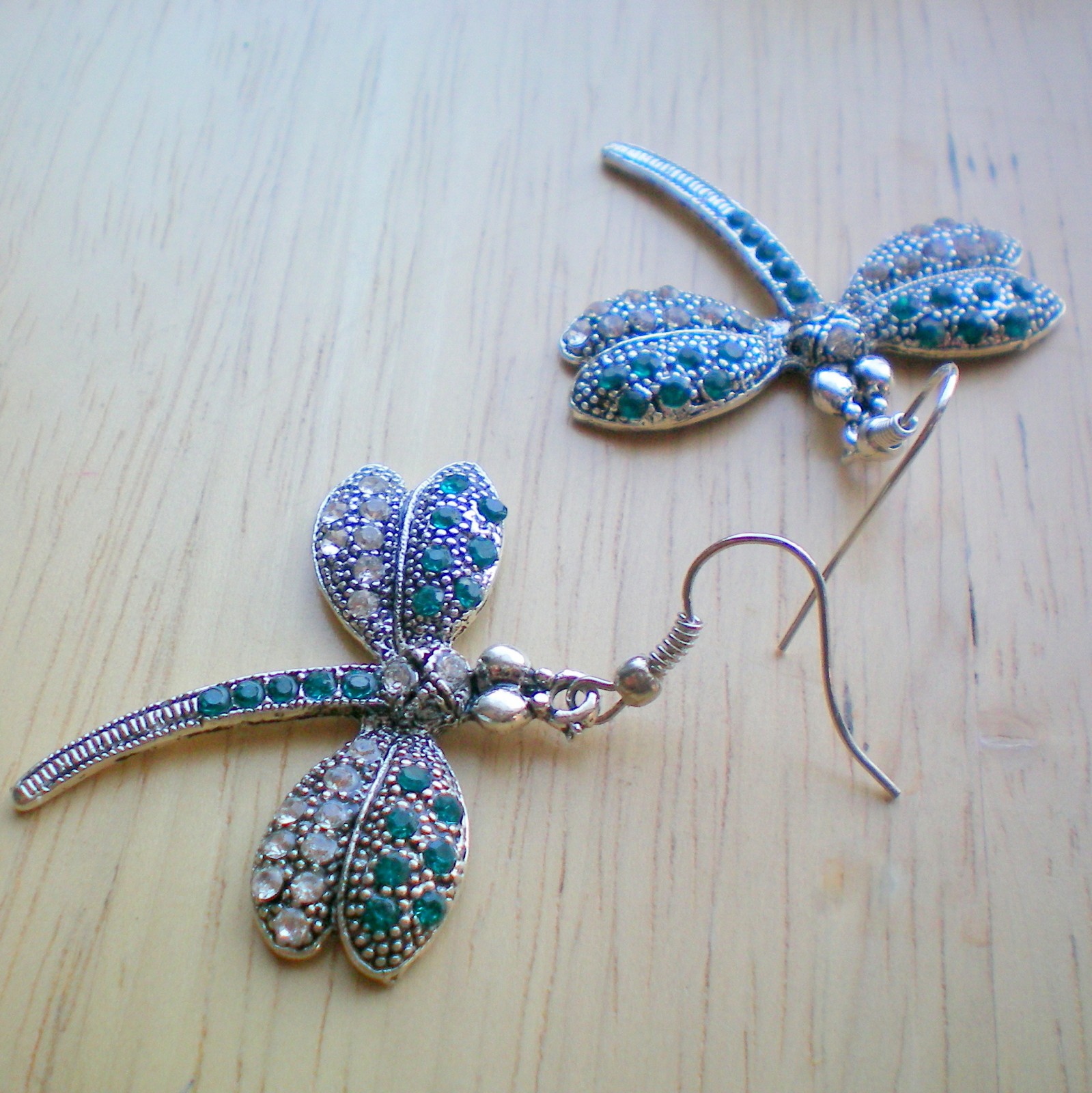 Luxusní vážky -  náušnice