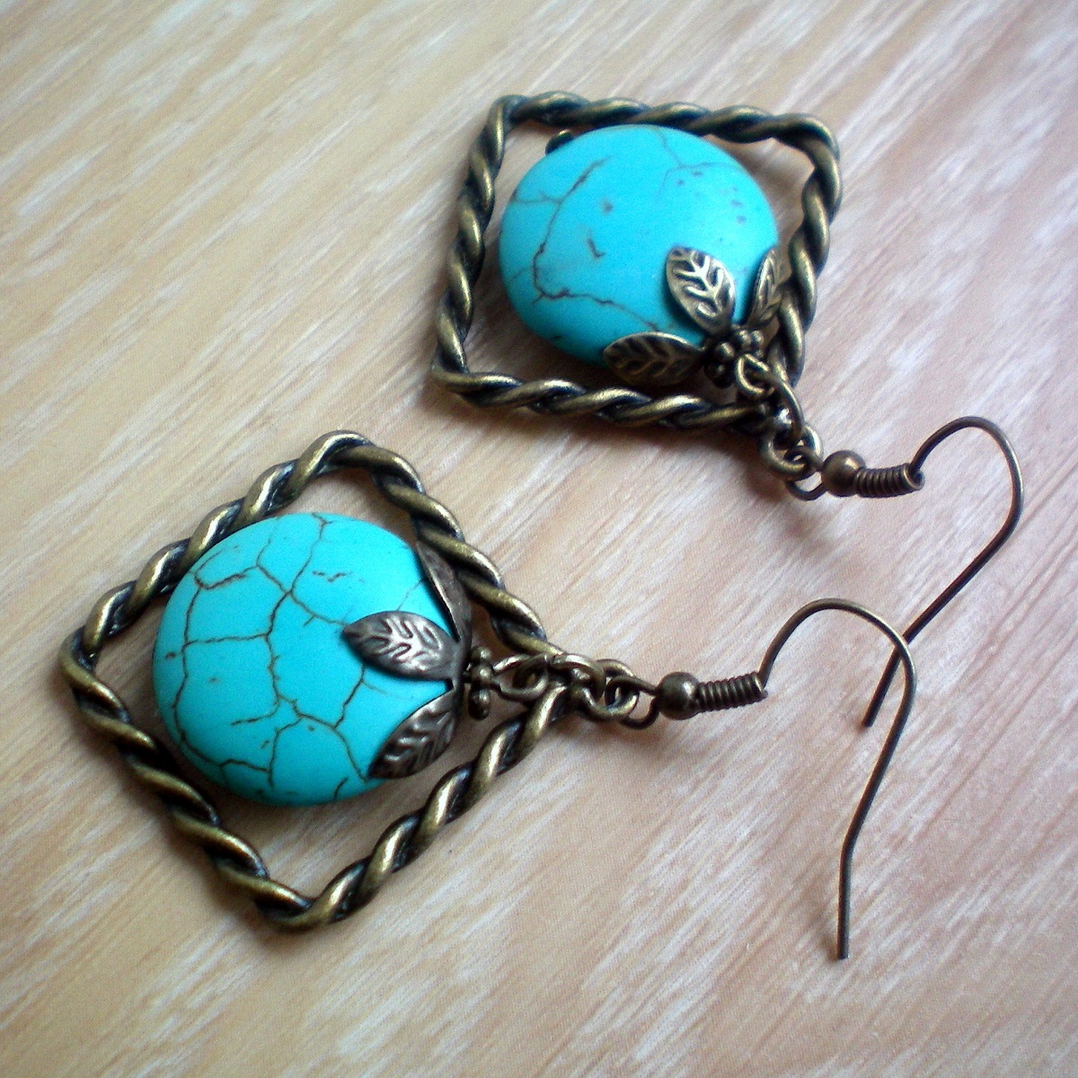 Náušnice s tyrkenitem