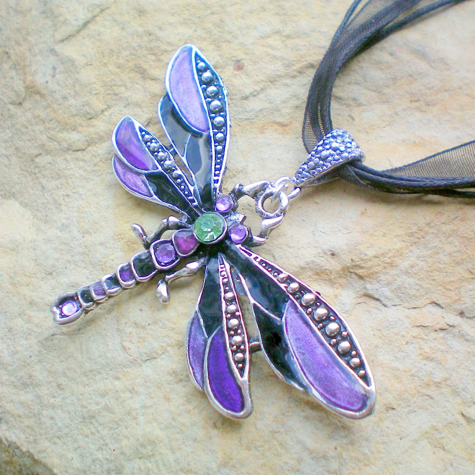 Luxusní vážka - náhrdelník