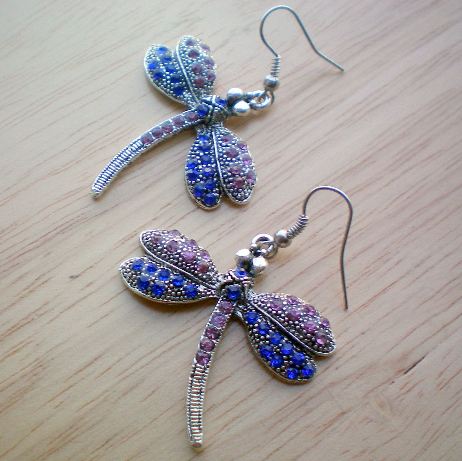 Luxusní vážky -  náušnice