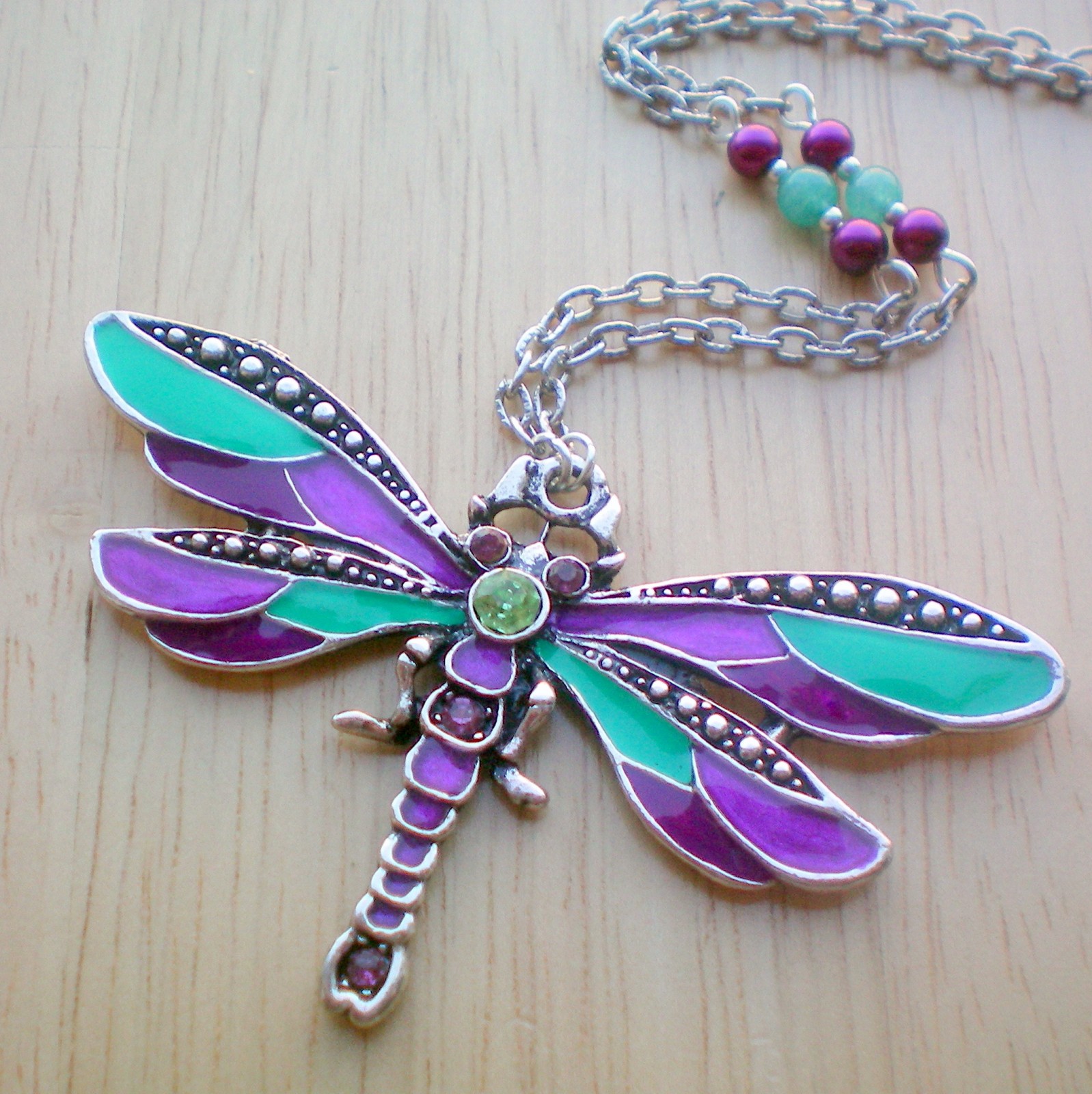 Luxusní vážka - náhrdelník