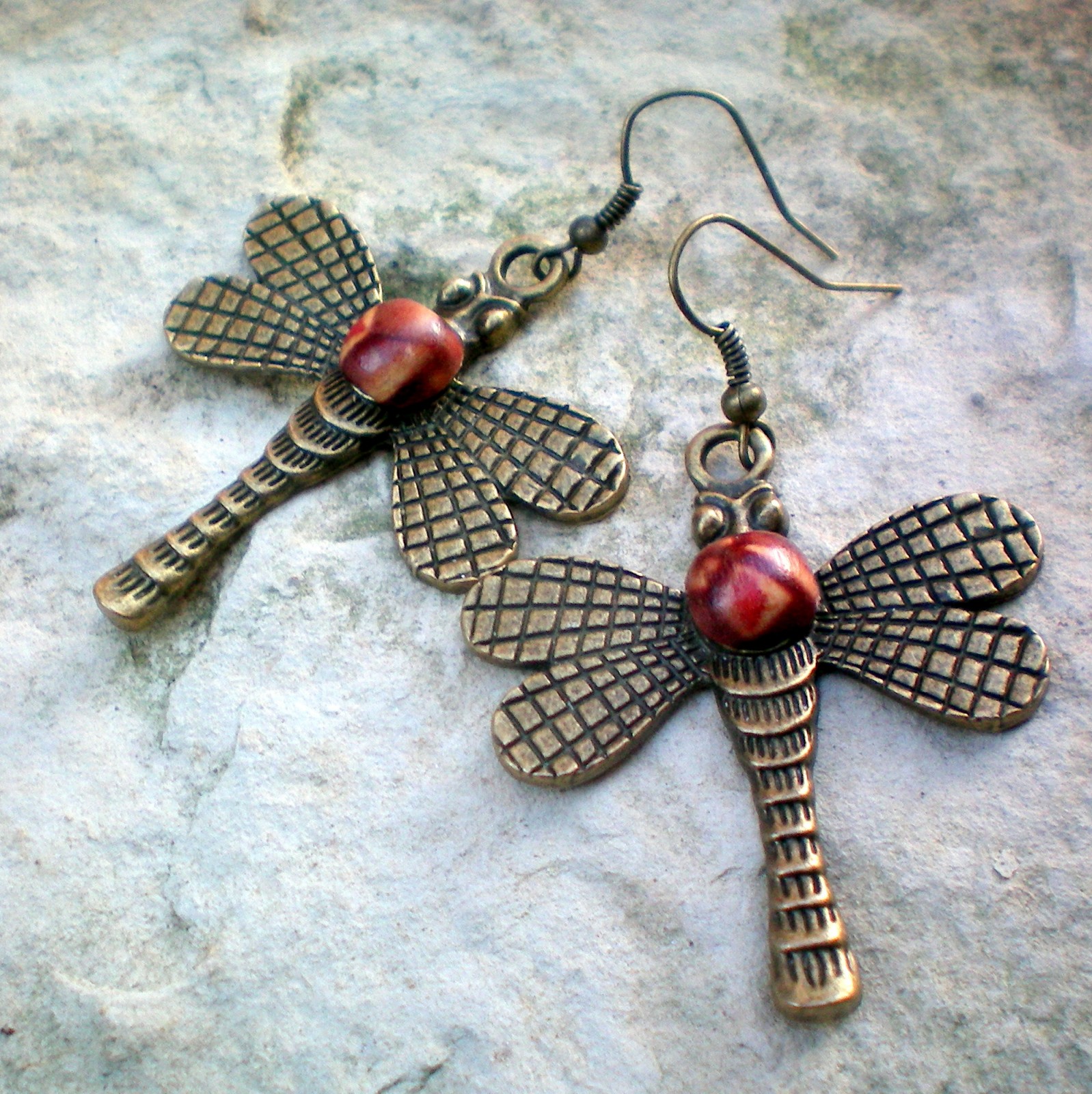 Luxusní vážky - náušnice