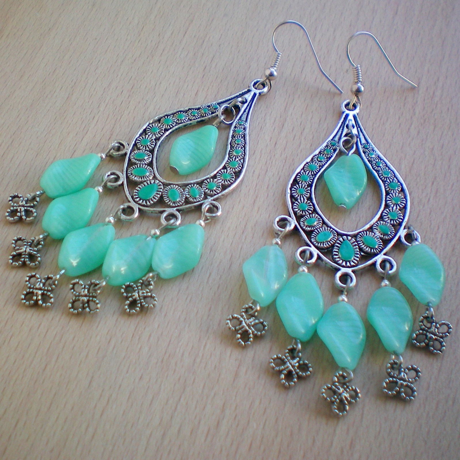 Vodopád - náušnice