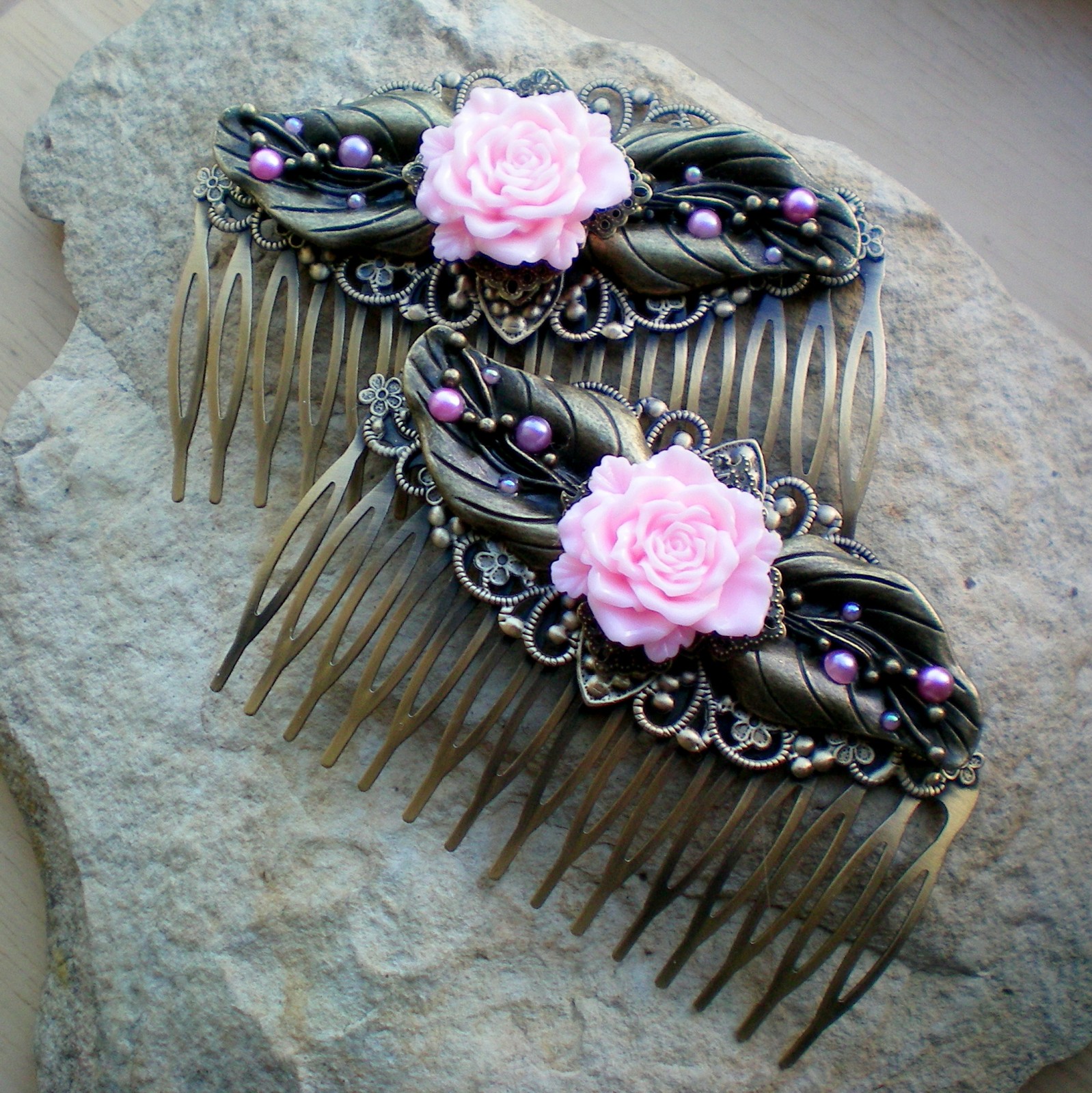 Pro Růženku - hřeben do vlasů - 1 kus