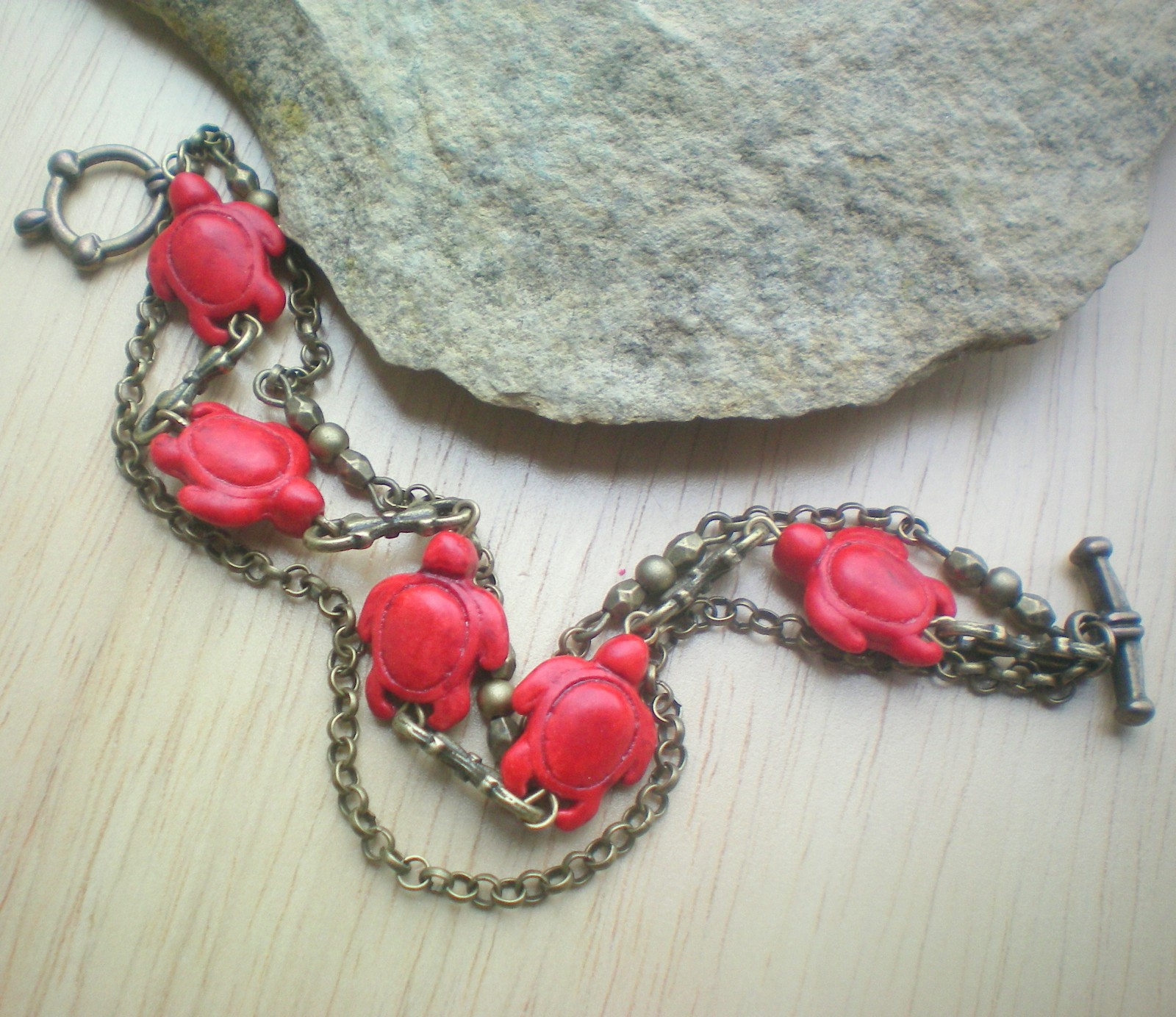 Želvičkový luxusní náramek 