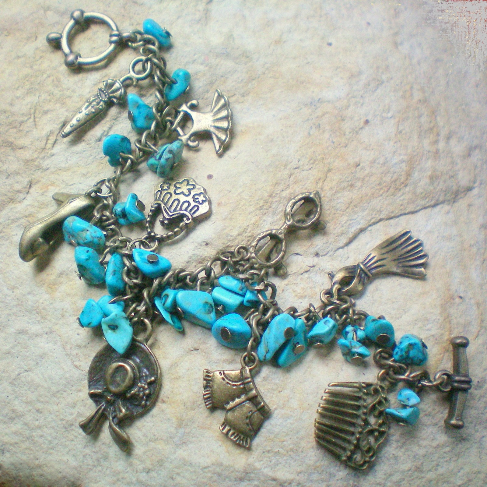 Když se načančám - náramek s tyrkysem