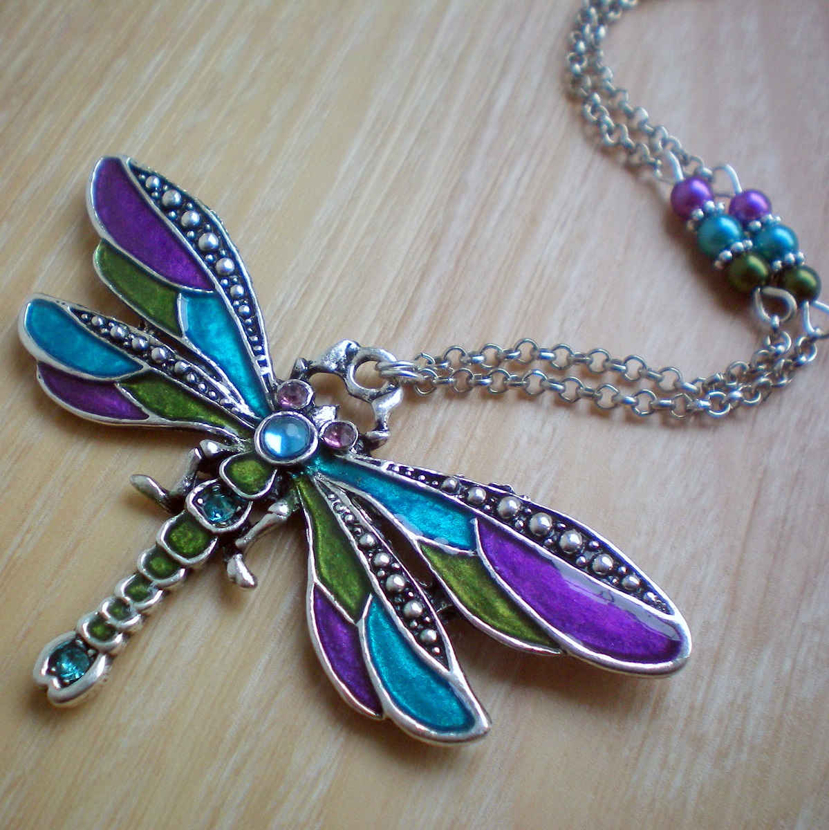 Luxusní vážka - náhrdelník