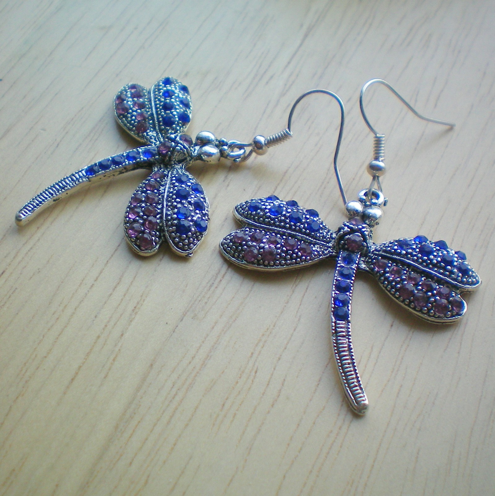 Luxusní vážky -  náušnice