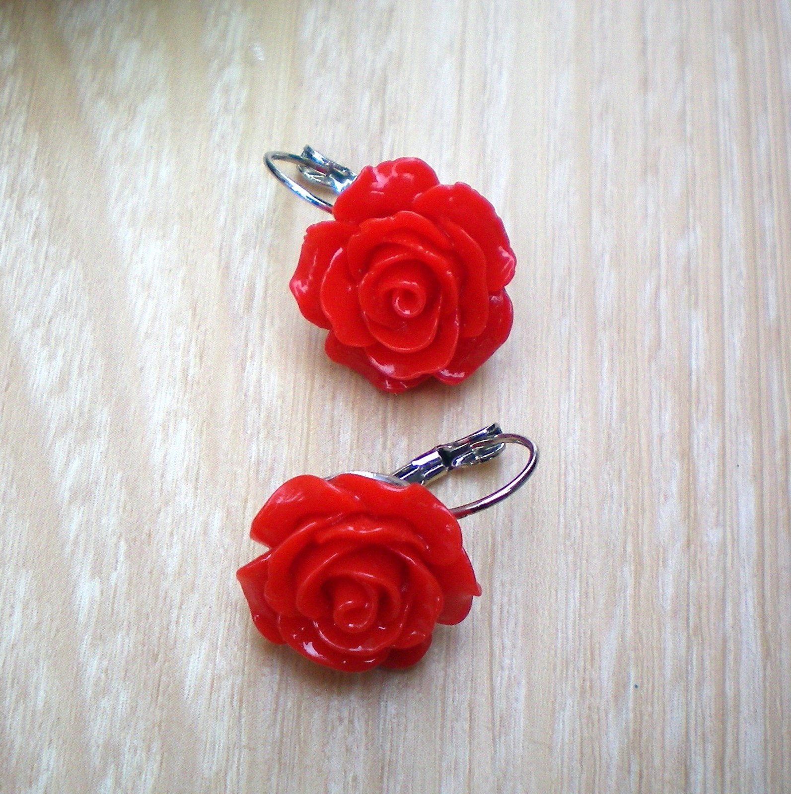 Náušnice s růží