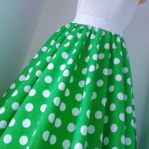sukně retro zelená