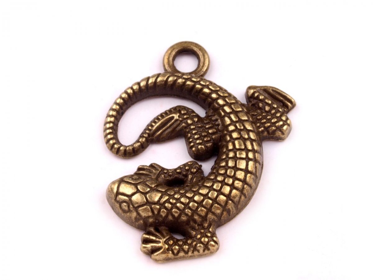 Přívěsek Ještěrka 25x25mm