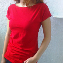 Tričko - barva červená XS - XXXL