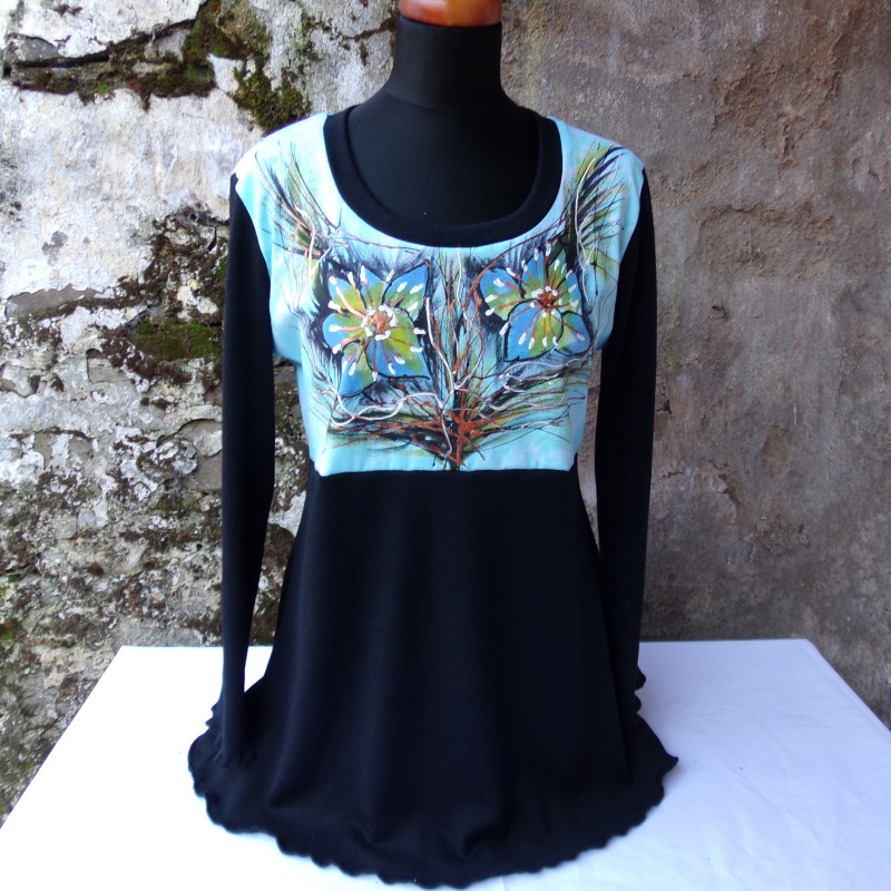 Tunika malovaná,M,L