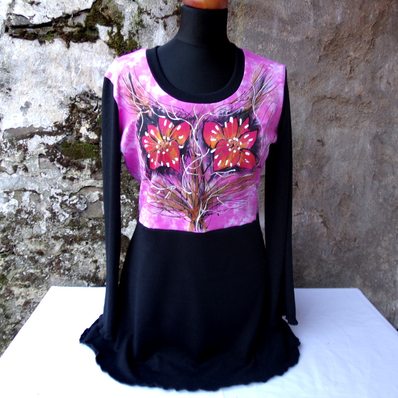 Tunika malovaná,M,L