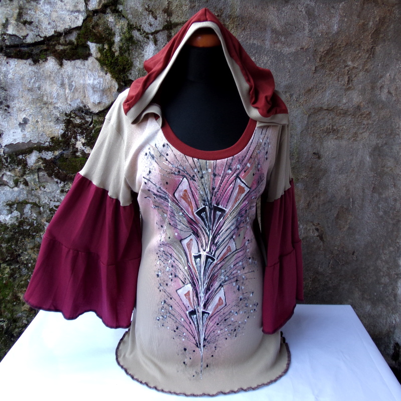 Tunika malovaná,XL,XXL