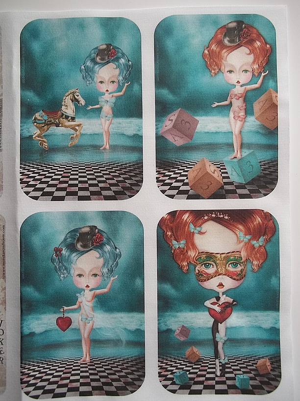 Bavlněná látka - panel sada DM1