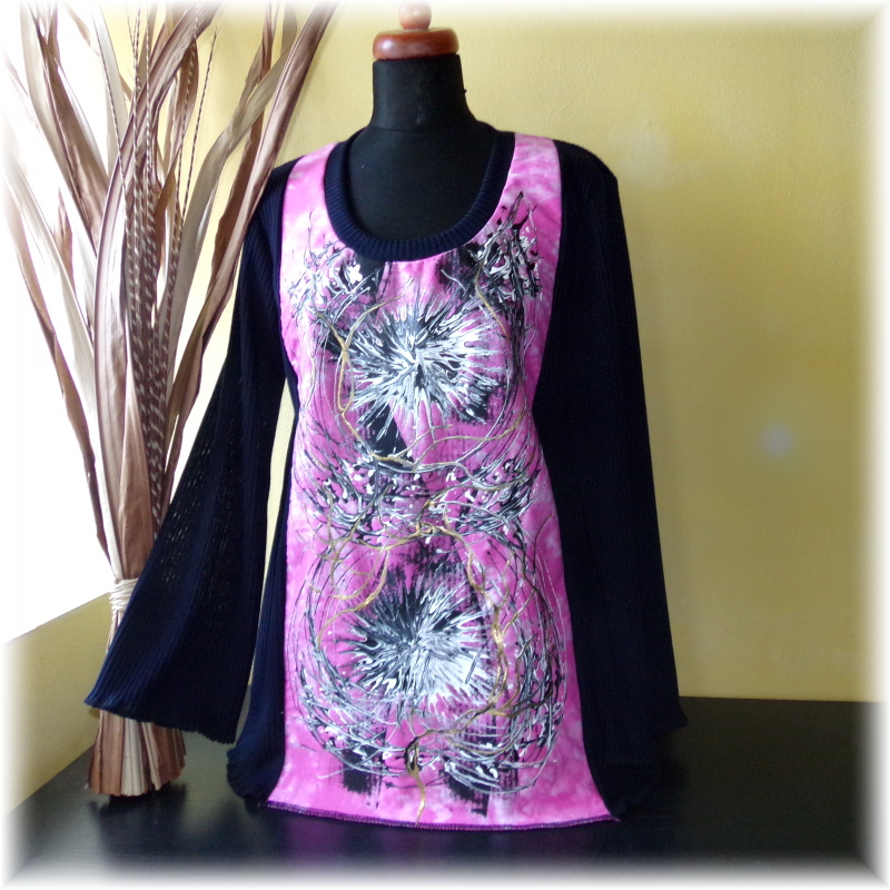 Tunika malovaná,XL,XXL