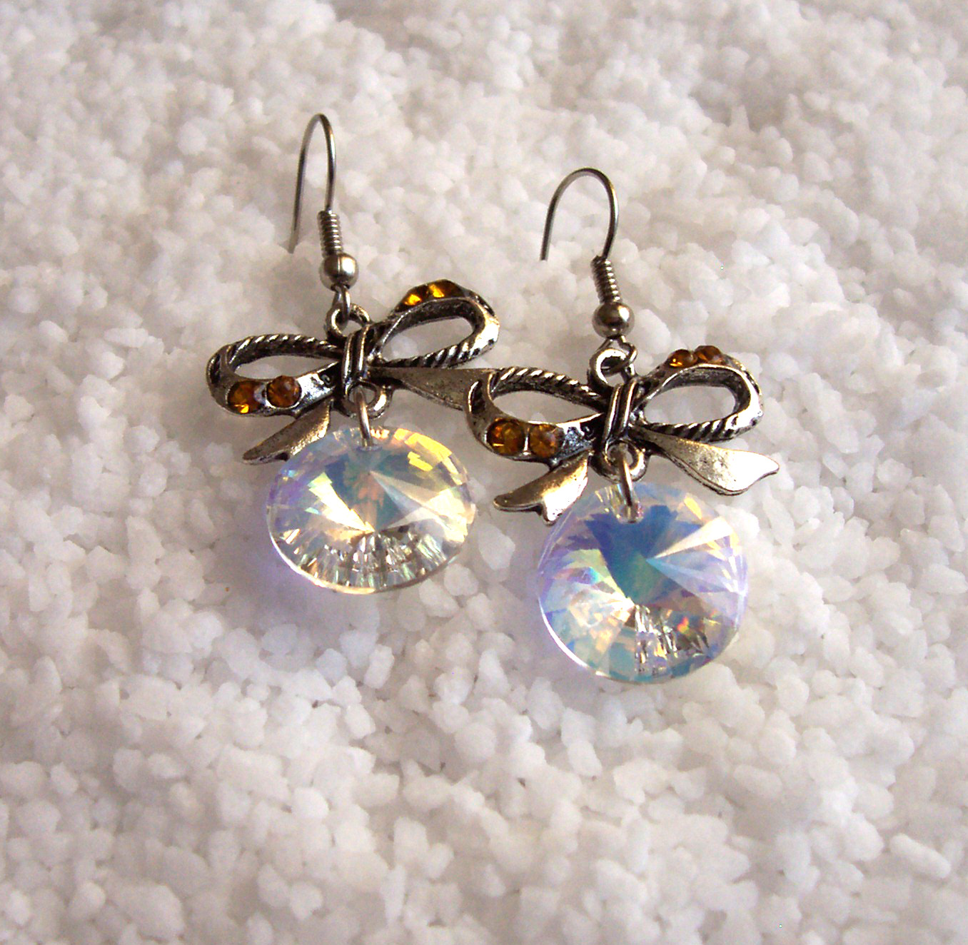 Náušnice s krystalem Preciosa