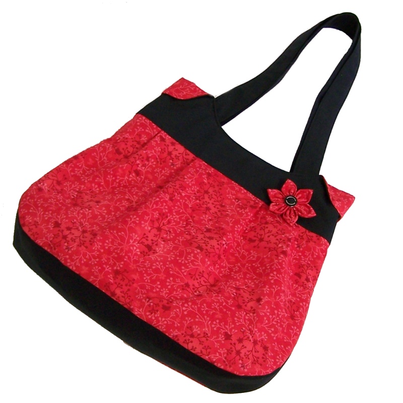 Kabelka červená Lea