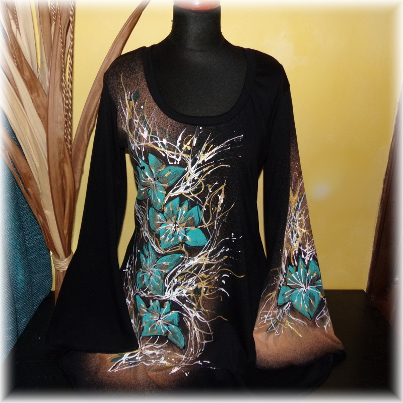 Tunika malovaná,M,L,XL,XXL