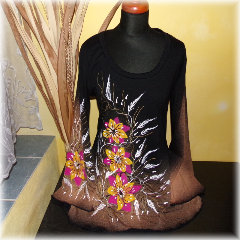 Tunika malovaná,XL,XXL