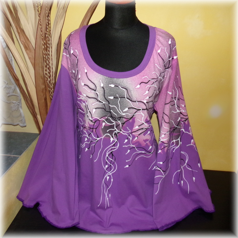 Tunika malovaná,4XL,5XL