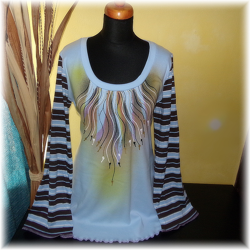 Tunika malovaná,XL,XXL