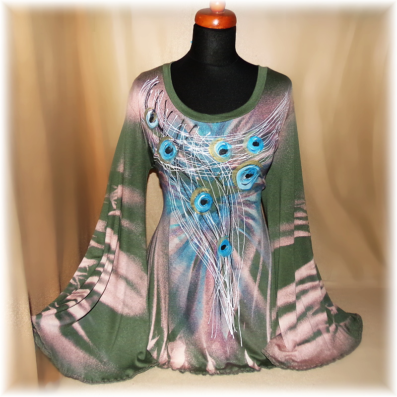 Tunika malovaná,XXL,XXXL