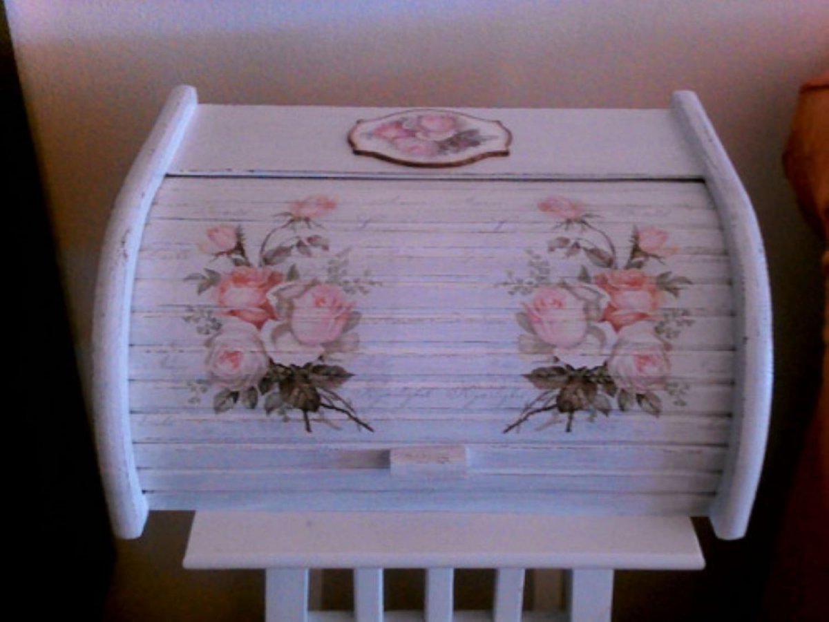 Chlebník  XL   NOVINKA Vintage růže 