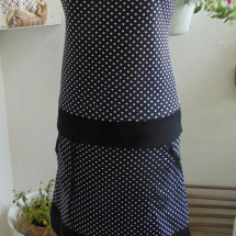 Šaty tílkové - puntíky (bavlna)