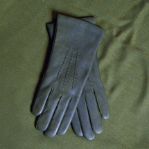 Khaki dámské rukavice s vlněnou podšívkou