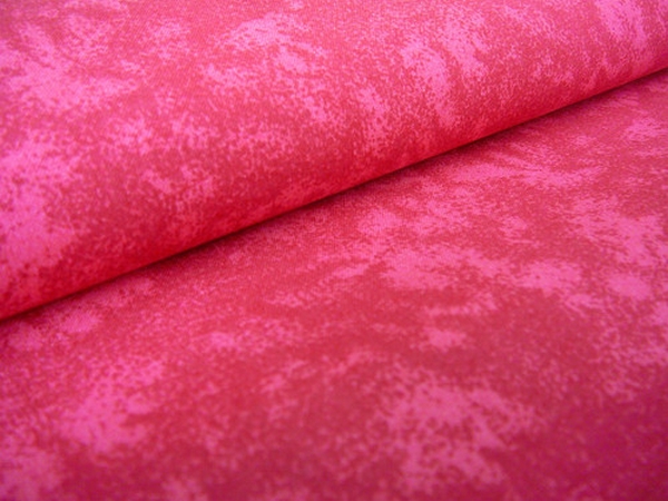 Bavlněná látka - metráž - malinový mramor - š. 140 cm