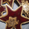 Keramický velký zápich hvězda