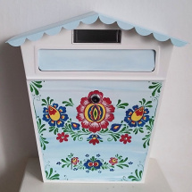 Poštovní schránka-folklorní lidový motiv