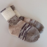 Pletené ponožtičky - 13 cm