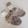 Pletené ponožtičky - 13 cm