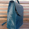 Kožený batoh MZ 35 - mořský modrý *S*L*E*V*A* 20%
