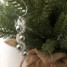 drobné vánoční ozdoby mint s perletí