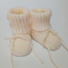 Pletené bačkůrky - 10 cm
